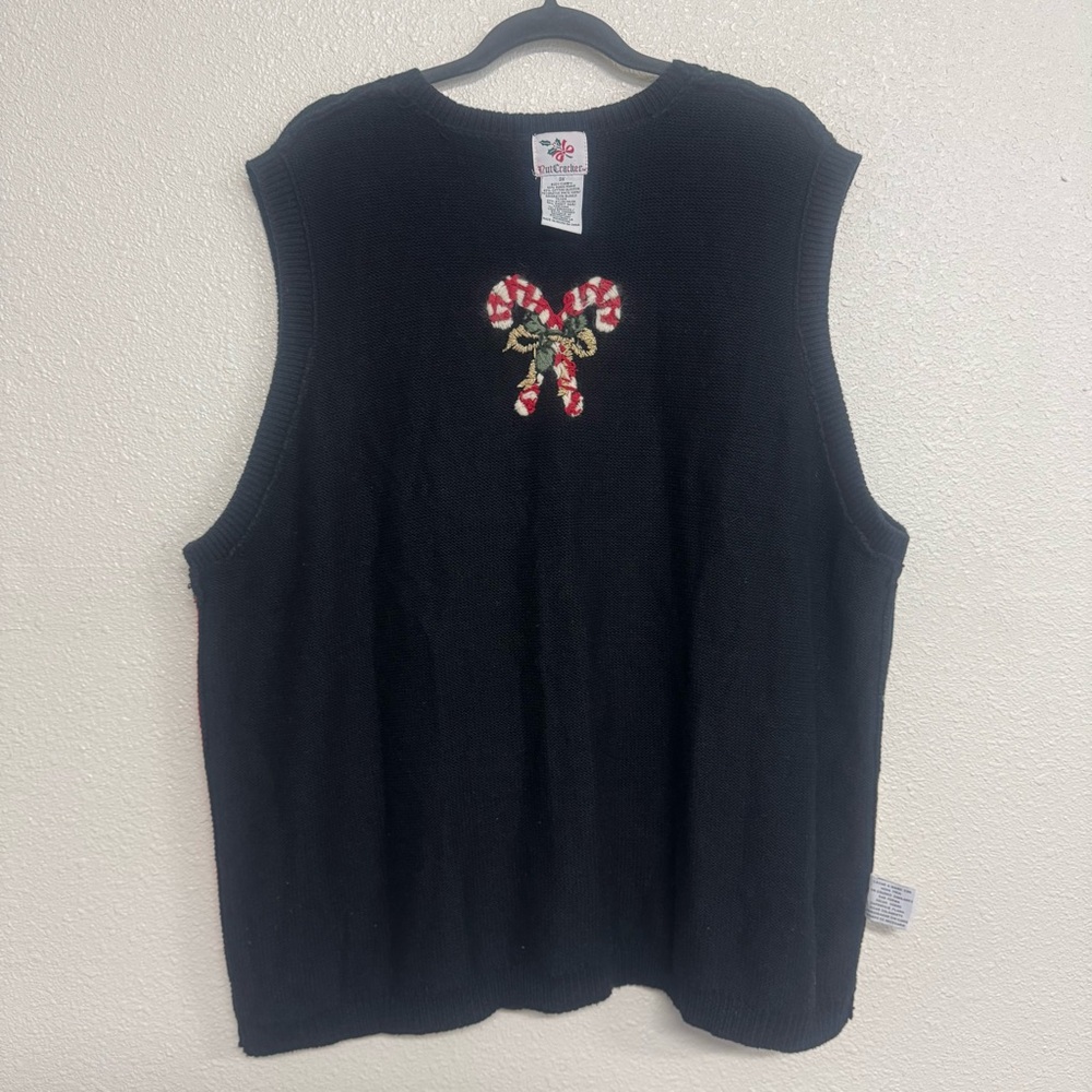 Nutcracker Vintage Size 3x Patchwork Christmas Sw… - image 4